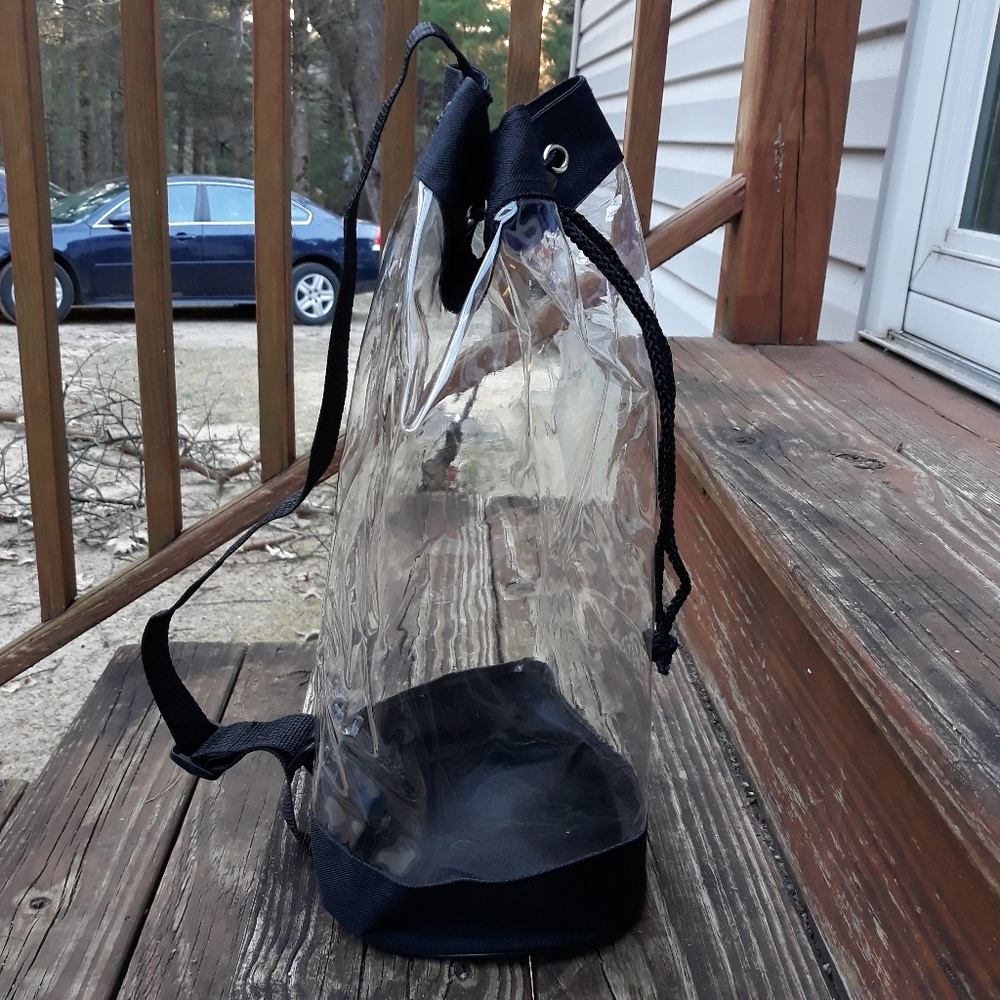 Clear Shoulder Bag With Drawstring - image 4